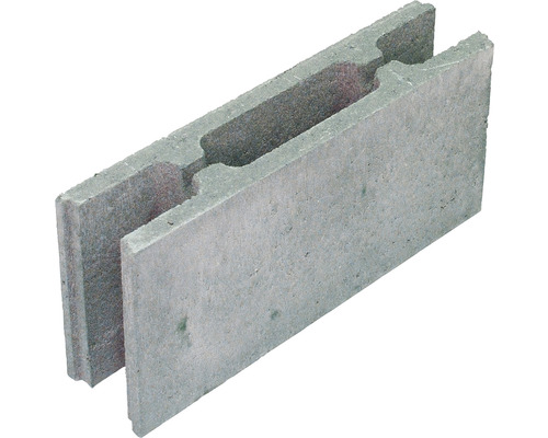 Bloc à bancher gris 50 x 11,5 x 25 cm (palette = 85 briques pleines + 5 pierres de finition)