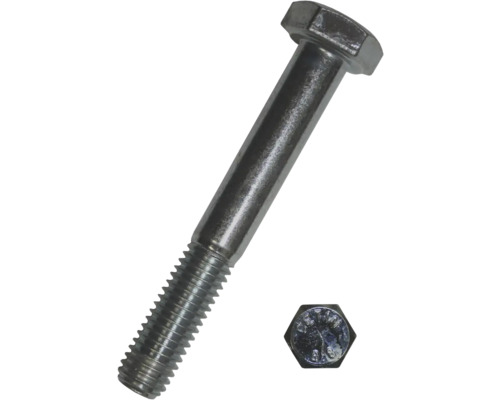 Sechskantschraube m. Schaft 10 x 40 mm, DIN 931 verzinkt 100 Stück