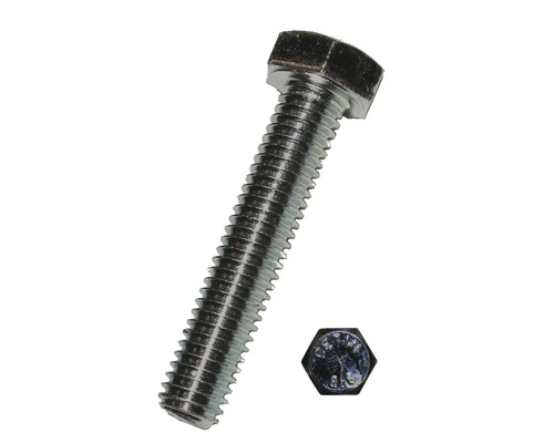 Sechskantschraube o. Schaft 5 x 60 mm, DIN 933 verzinkt 200 Stück