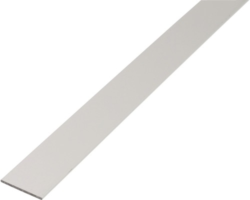 Barre plate Aluminium argent 40 x 3 x 3 mm , 1 m