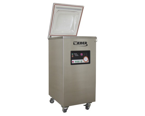 Weber Vakuumiergerät mit geöffnetem Deckel