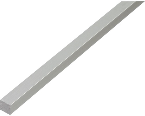 Barre carrée Aluminium argent 10 x 10 , 1 m