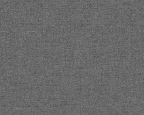 Nahaufnahme einer grauen Textiltapete
