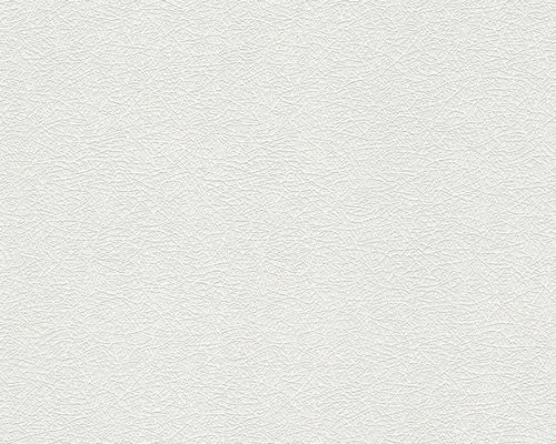 Weisse Vinyltapete mit Struktur