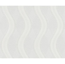 Papier peint blanc avec motif ondulé pour la décoration murale