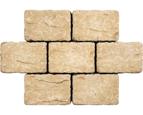 Pavés emboîtables en béton au format pierre