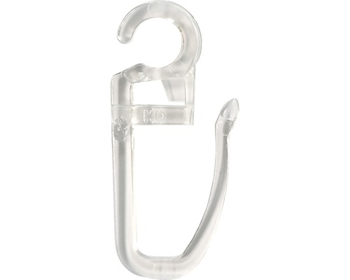 Agrafe pour tringle à rideau transparent pour anneaux pour rideaux épaisseur 5 et 6 mm 12 pces Agrafe pour tringle à rideau transparent pour anneaux pour rideaux épaisseur 5 et 6 mm 12 pces