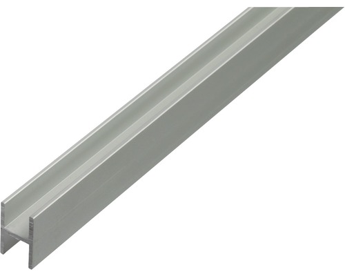 Profilé en H Aluminium argent 13,5 x 22 x 1,5 mm x 1,5 mm , 2 m