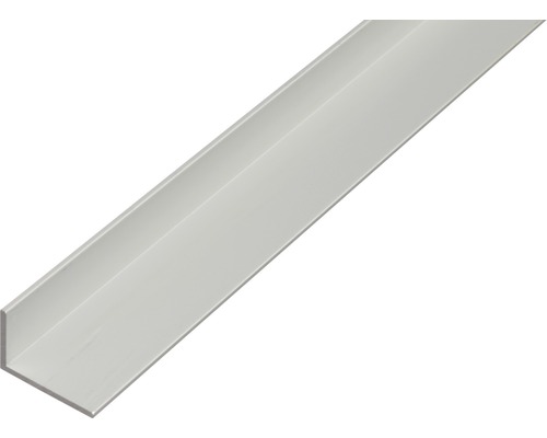 Profilé d’angle Aluminium argent 50 x 30 x 3 mm x 3 mm , 2 m