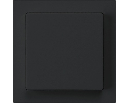Frontplatte Druckschalter schwarz