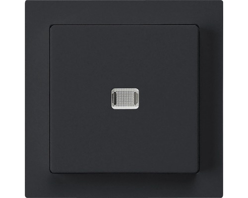 Frontplatte Druckschalter beleuchtet schwarz