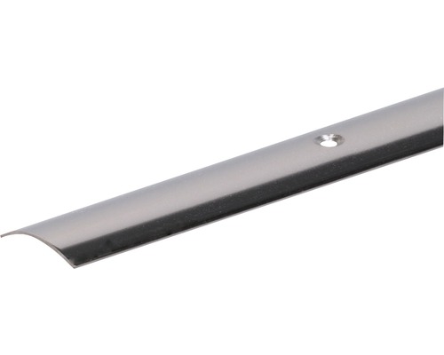 Profilé de jonction en acier inoxydable 30 mm x 0.9 m Rail de sol en métal avec trou de forage