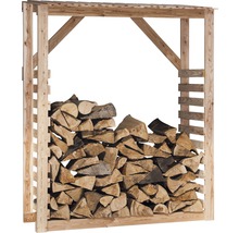 Kaminholzunterstand Lärche 150x60x180 cm natur