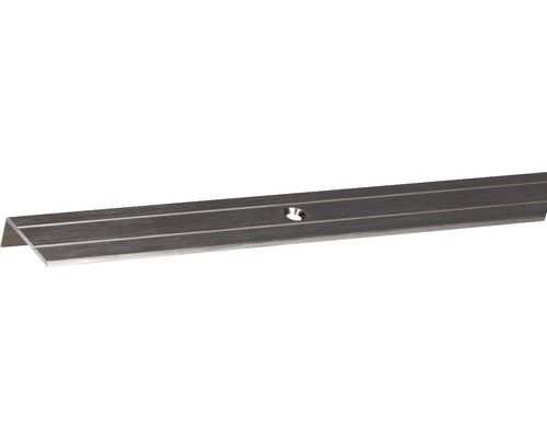 Profilé d'escalier Aluminium bronze 24,5 x 20 x 1,5 mm , 2 m Profilé cornière en aluminium avec trou