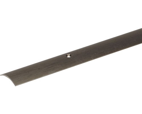 Profilé de transition Aluminium bronze 30 x 1,6 mm , 2 m Profilé de sol en métal avec trou de fixation