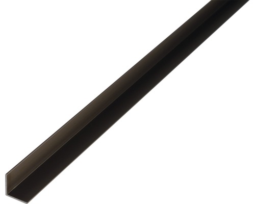 Profilé d’angle Aluminium bronze 15 x 15 x 1 mm x 1 mm , 1 m Profilé d''angle en plastique