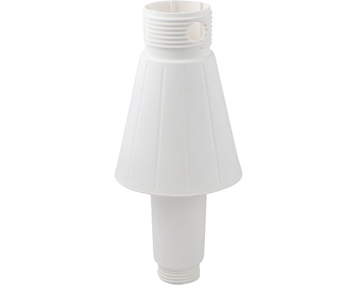 Fixation de tube vertical - Pièce de rechange pour parasol déporté Easy Sun Embout de cloche pour fontaine blanc