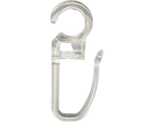Agrafe pour tringle à rideau transparent pour anneaux pour rideaux épaisseur 9 mm 12 pces Agrafe pour tringle à rideau transparent pour anneaux pour rideaux épaisseur 9 mm 12 pces