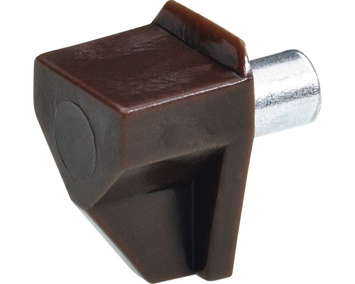 Support de sol Safety, marron, 5 mm, 100 pièces Support d''étagère en plastique avec tige en acier