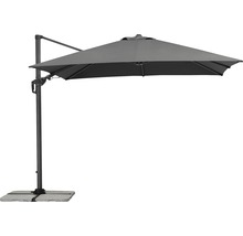 Freiarm-Sonnenschirm mit Standfuß für den Garten