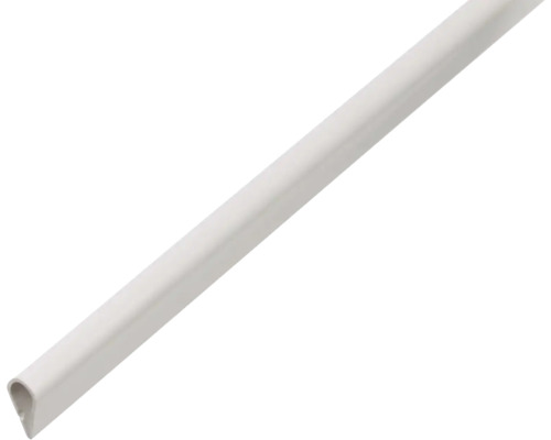 Profilé de serrage PVC blanc 15 x 0,9 x 0,9 mm , 1 m