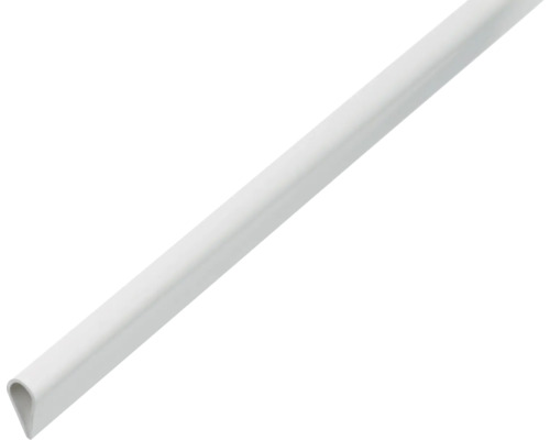 Profilé de serrage PVC blanc 15 x 0,9 x 0,9 mm , 2 m
