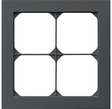 Abdeckrahmen K Pro 4fach anthrazit-thumb-0 Abdeckrahmen K Pro 4fach anthrazit-thumb-0