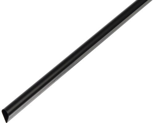 Profilé de serrage PVC noir 15 x 0,9 x 0,9 mm , 2 m