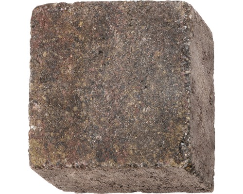 Pavé rectangulaire antique brun multicolore 14x14x7 cm