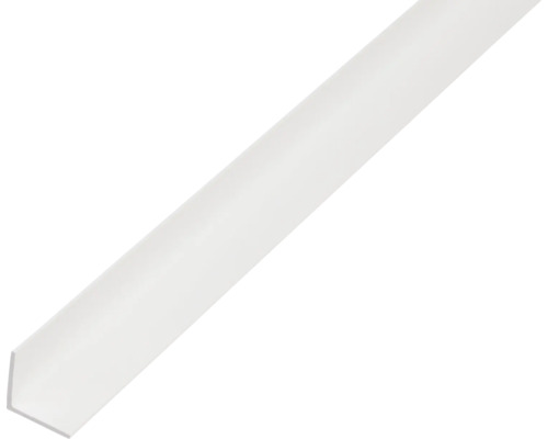 Profilé d’angle PVC blanc 10 x 10 x 1 mm x 1 mm , 2,6 m