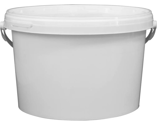 Seau à peinture emballage vide seau mélangeur ovale avec couvercle 2,5 l
