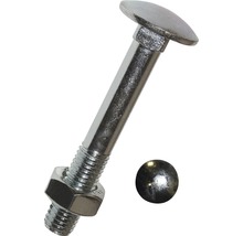 Dresselhaus Boulon à tige carré tête goutte de suif filetage partiel 12,0 x 180 mm galvanisé 25 pièces