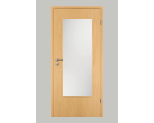 Porte intérieure Pertura Yori CPL hêtre 73.5X198.5 cm droite LA-G3 (sans vitrage)