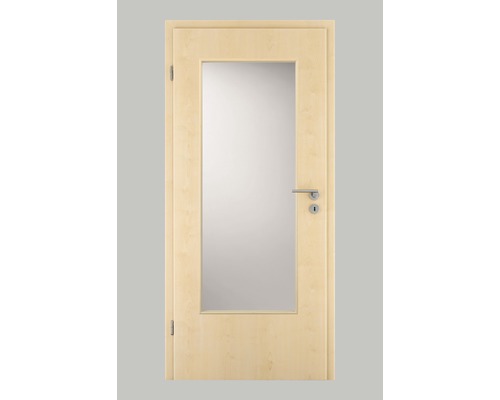 Porte intérieure Pertura Yori CPL érable 73.5x198.5 cm gauche LA-G3 (sans vitrage)