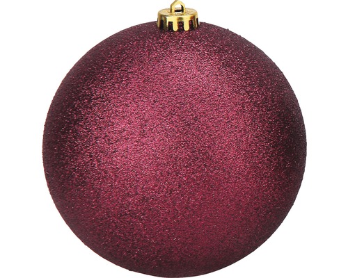Weihnachtskugel Lafiora Kunststoff Ø 20 cm rot glitter Weihnachtskugel Lafiora Kunststoff Ø 20 cm rot glitter
