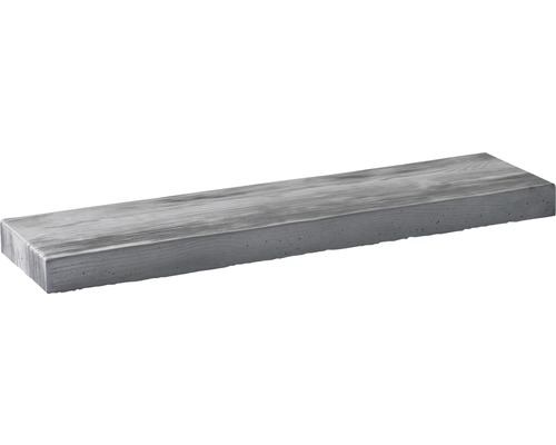 Marche d''escalier en béton avec aspect bois