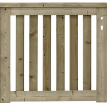 Portail de jardin en bois