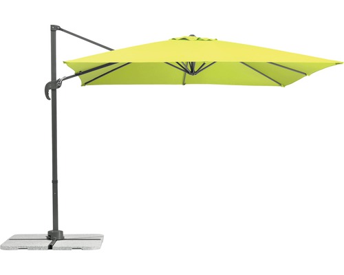 Freiarm-Sonnenschirm mit Ständer für den Garten