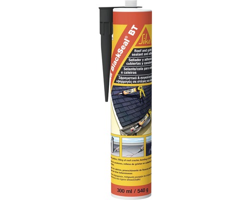 Sika BlackSeal® BT Fugendicht- und -klebstoff auf Butylkautschuk-Basis schwarz 300 ml