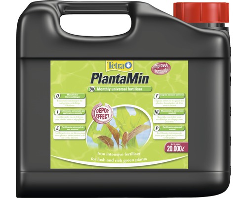 Tetra Engrais pour plantes PlantaMin 5 l Tetra PlantaMin Engrais universel pour plantes vertes luxuriantes