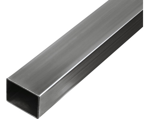 Rechteckrohr Stahl 40x30x1,5 mm, 1 m Rechteckrohr aus Metall