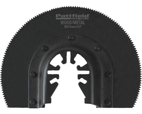 Lame de scie plongeante acier au chrome-vanadium 40x34 mm denture japonaise Logo Pattfield Lame de scie pour outil multifonction diamètre 87 millimètres pour scier le bois et le métal