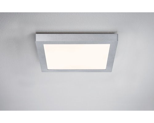 Panneau lunaire LED aluminium/chrome/mat carré 170x 170 mm 10.5 W