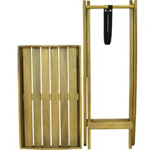 Holztablett mit klappbarem Ständer