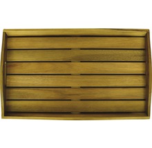 Holztablett mit Griffen