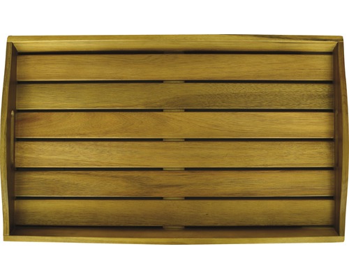 Holztablett mit Griffen