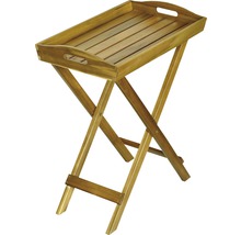 Holztabletttisch mit Klappgestell
