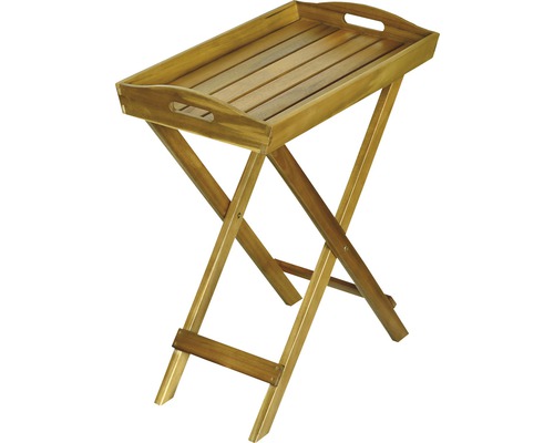 Holztabletttisch mit Klappgestell