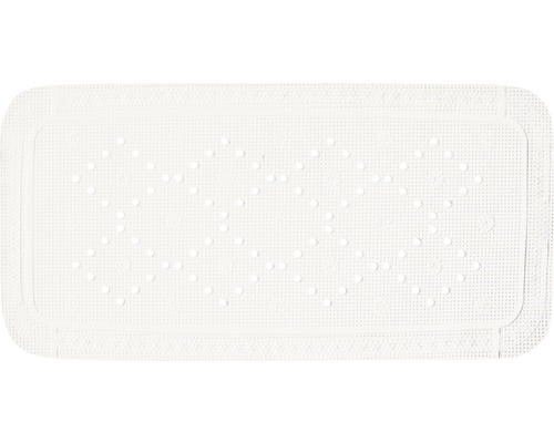 Tapis pour baignoire Spirella Alaska blanc 71x36 cm