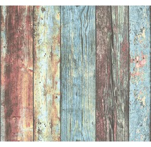 Papier peint aspect planches de bois